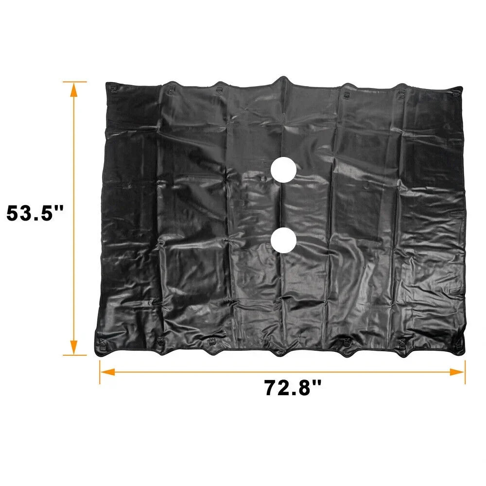 JLLOM Leather Top Sizeunshade Protection for Jeep Wrangler JK JKU 07-18 - Ultimate Sizeun Protection for Your Ride