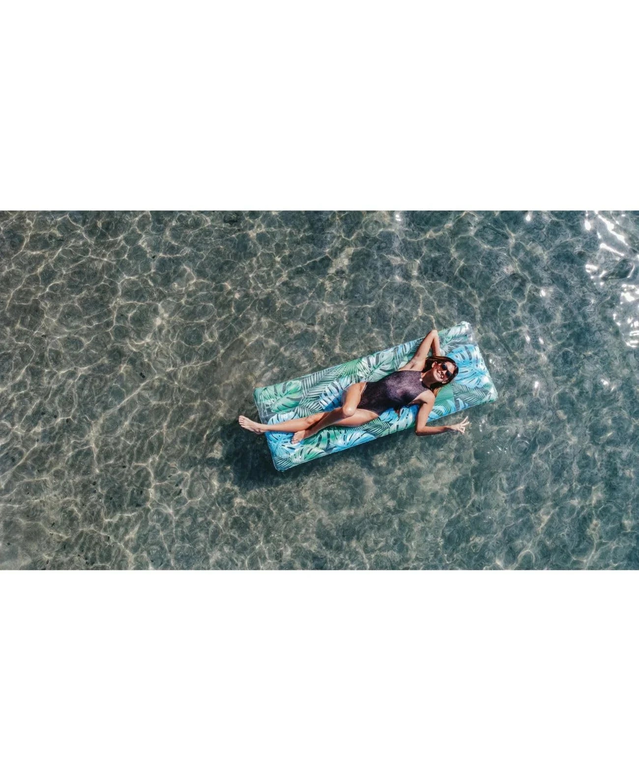 PoolCandy Palm Print Pool Raft