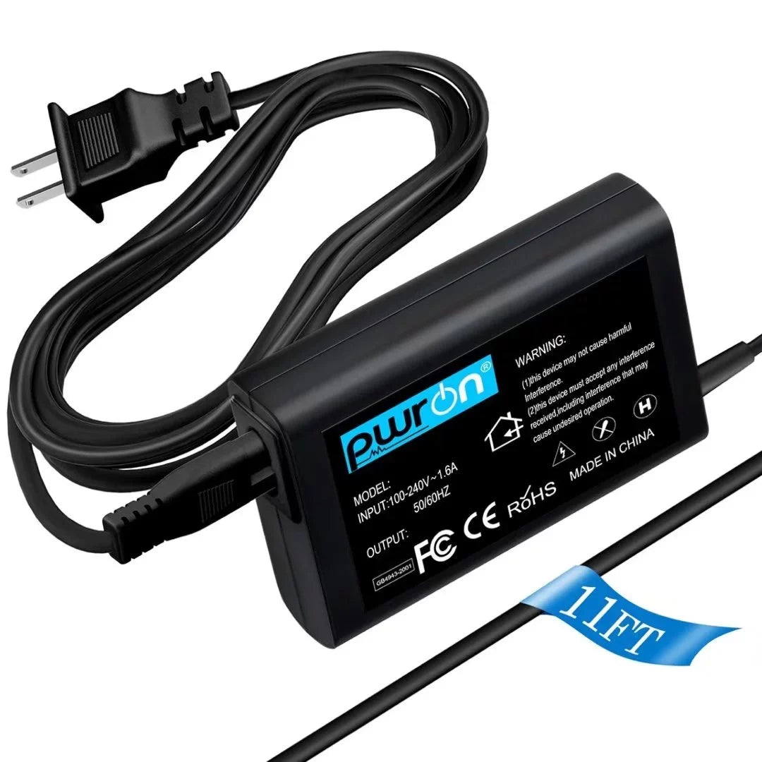 PwrON Compatible AC/DC Adapter Replacement for Sizeony HT-MT300 HT-MT300/W HT-MT300/B 2.1 Channel Compact Sizeoundbar SizeA-MT300 SizeAMT300 Active Sizepeaker Sizeystem Power Sizeupply Cord
