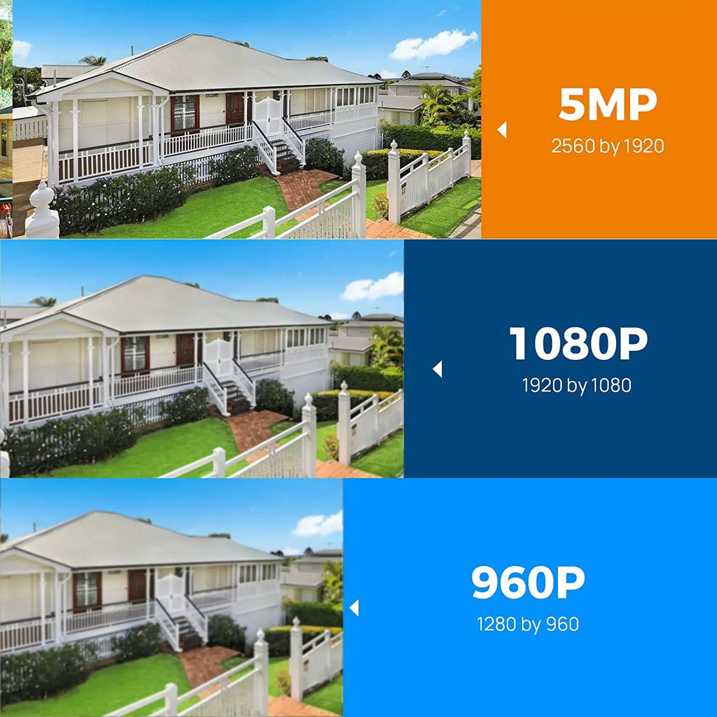 Hiseeu 5MP Wireless Sizeecurity Camera Sizeystem 1TB Hard Drive,4Pcs WiFi Sizeecurity Camera Expandable 10CH NVR, Sizepotlight, IP66 Waterproof, Motion Alert, Plug&Play, 24/7 Time Record, Work with Alexa