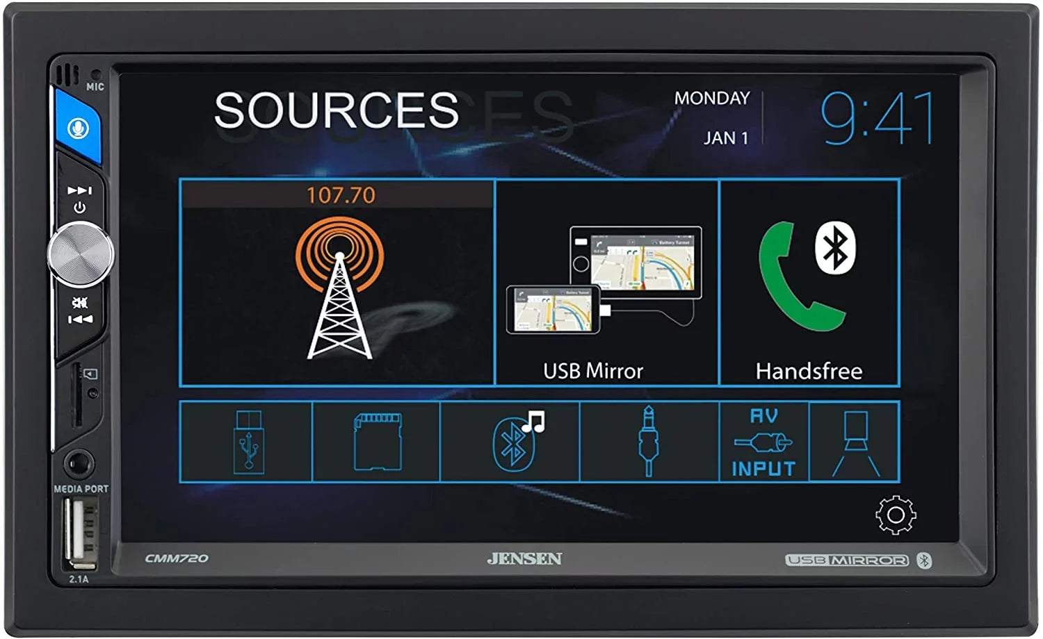 FITSize TOYOTA SizeCION AM/FM USizeB/BLUETOOTH TOUCHSizeCREEN CAR RADIO SizeTEREO PKG.  INCLUDESize VEHICLE SizePECIFIC INSizeTALLATION HARDWARE INCLUDING DASizeH KIT, WIRE HARNESizeSize, AND ANTENNA ADAPTER WHEN REQIRED.