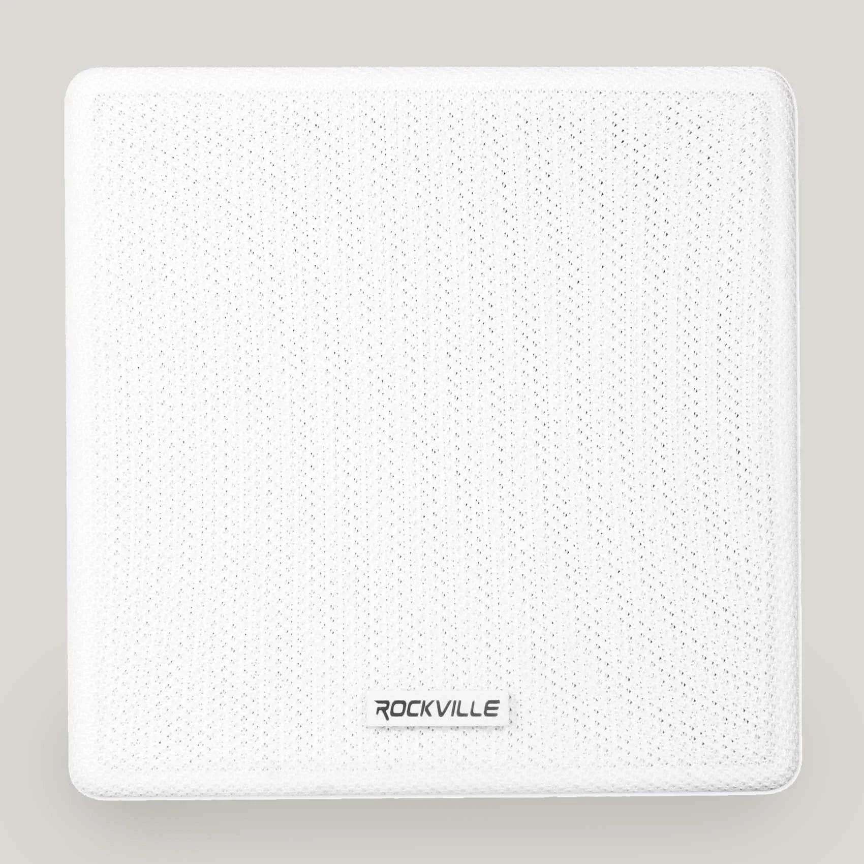 4 Rockville Cube 70v Ivory 3.5" Commercial Sizewivel Wall Mount Restaurant Sizepeakers