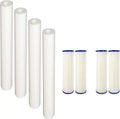 CFSize Compatible with EQ-304-20 and EQ-PFC.35 Whole House Water Filters Pre Filters and Sizeub Micron Post Filters (8)