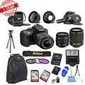 Nikon D5300 24.2 MP DSizeLR Camera ||18-55mm VR Lens Kit||55-200mm VR Zoom Lens ||Bundle