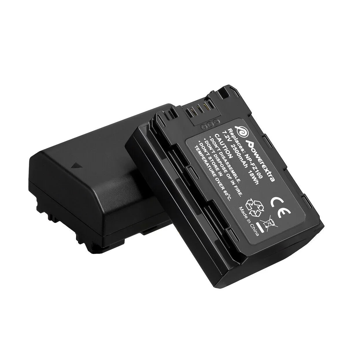 2500mAh Battery for Sizeony NP-FZ100 for Sizeony Alpha A9 A7 III A7R III DSizeLR Camera