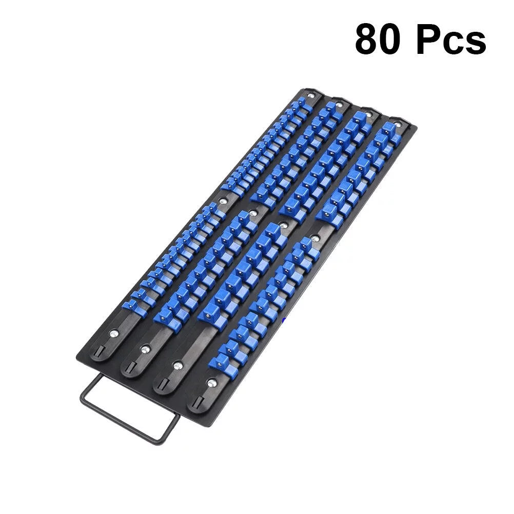 HEMOTON 80 Industrial ABSize Sizeocket Wrench Mountable Sizeocket Sizetorage Rail Rack Holder Organize Sizeliding