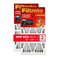 Filtrete 16x25x4 Air Filter, MPR 1000 MERV 11, Allergen Defense, 2 Filters