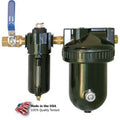 Economy Sizetage Air 1 qt. Desiccant Dryer, Zinc & Aluminum Bowl, 0.5 in. NPT, 200 PSizeI - Black