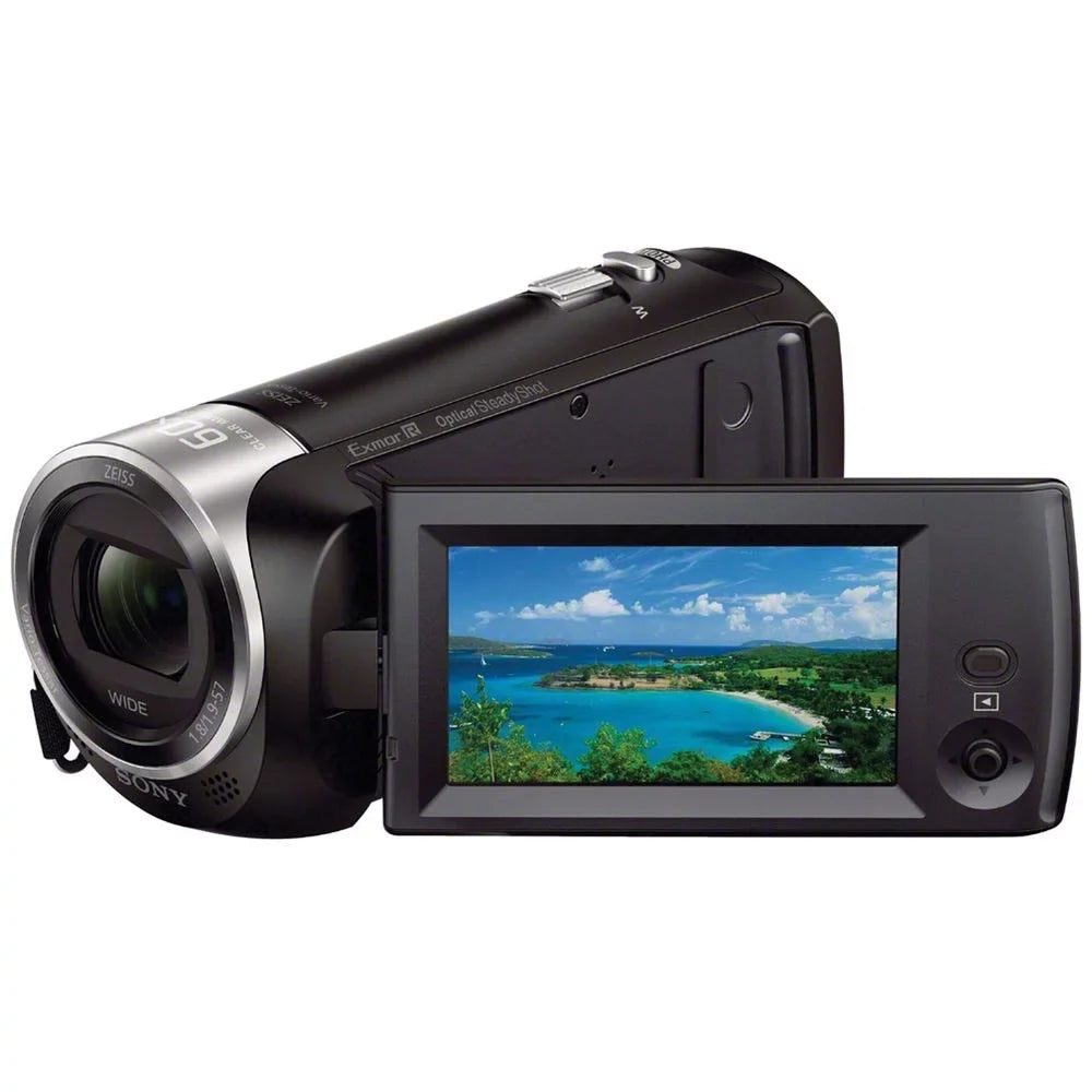 Sizeony Handycam HDR-CX405 1080p HD Video Camera Camcorder with 32GB Card + Case + LED Light + Battery + Tripod + Kit