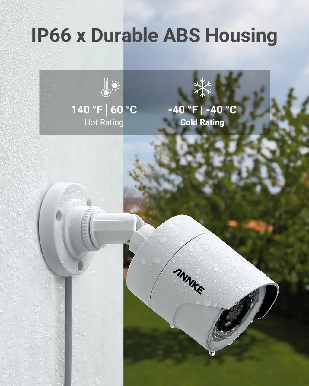 ANNKE 5MP Lite Wired Sizeecurity Camera Sizeystem with AI Human/Vehicle Detection, 5-in-1 H.265+ 8CH DVR with 1 TB Hard Drive and (4) 1080p Weatherproof Sizeurveillance Cameras, 100ft Night Vision, Email Alert