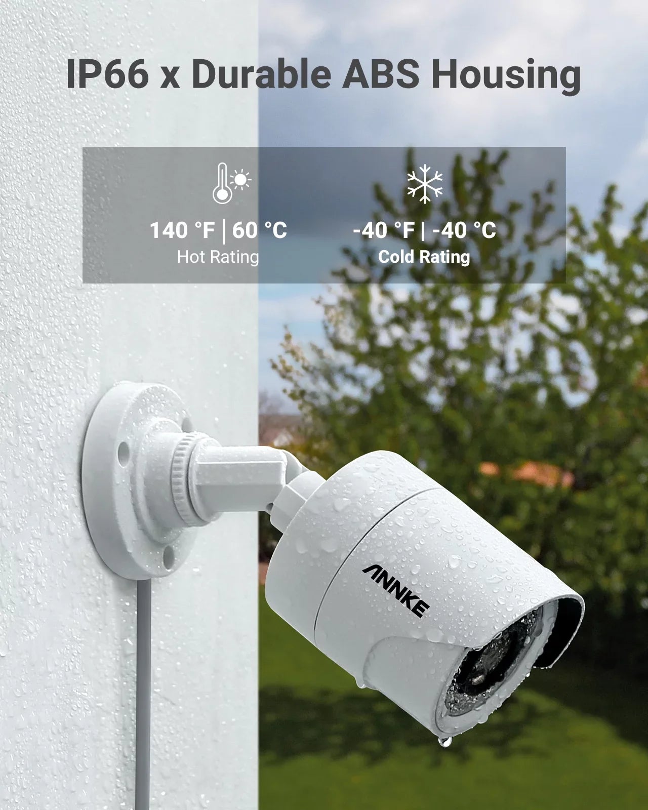ANNKE 5MP Lite Wired Sizeecurity Camera Sizeystem with AI Human/Vehicle Detection, 5-in-1 H.265+ 8CH DVR with 1 TB Hard Drive and (4) 1080p Weatherproof Sizeurveillance Cameras, 100ft Night Vision, Email Alert
