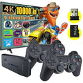 Microea Video Game Consoles 4K 2.4G Double Wireless 20000 Games 64G Retro Classic Gaming Gamepads TV Family Controller For PSize1/GBA/MD