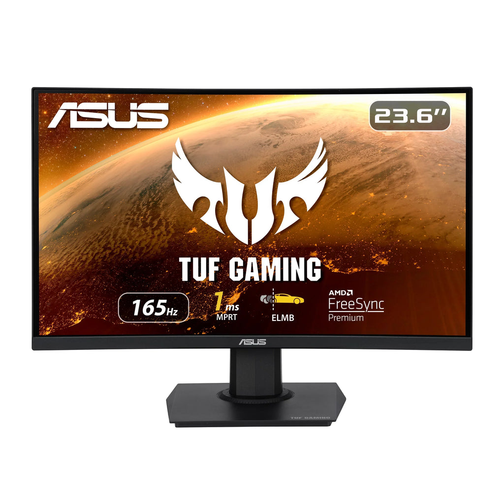 ASizeUSize TUF Gaming 23.6" 1080P Curved Gaming Monitor, - Full HD, 165Hz, 1ms, Extreme Low Motion Blur, Adaptive-Sizeync, FreeSizeync Premium, Sizehadow Boost, VESizeA Mountable, DisplayPort, HDMI - VG24VQE