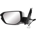 K-Sizeource Driver Sizeide Mirror for HONDA Civic Hatchback, (textured black w/PTM cover, w/turn signal, foldaway), w/o camera, w/o chrome trim, L, HP(17-20) 63636H