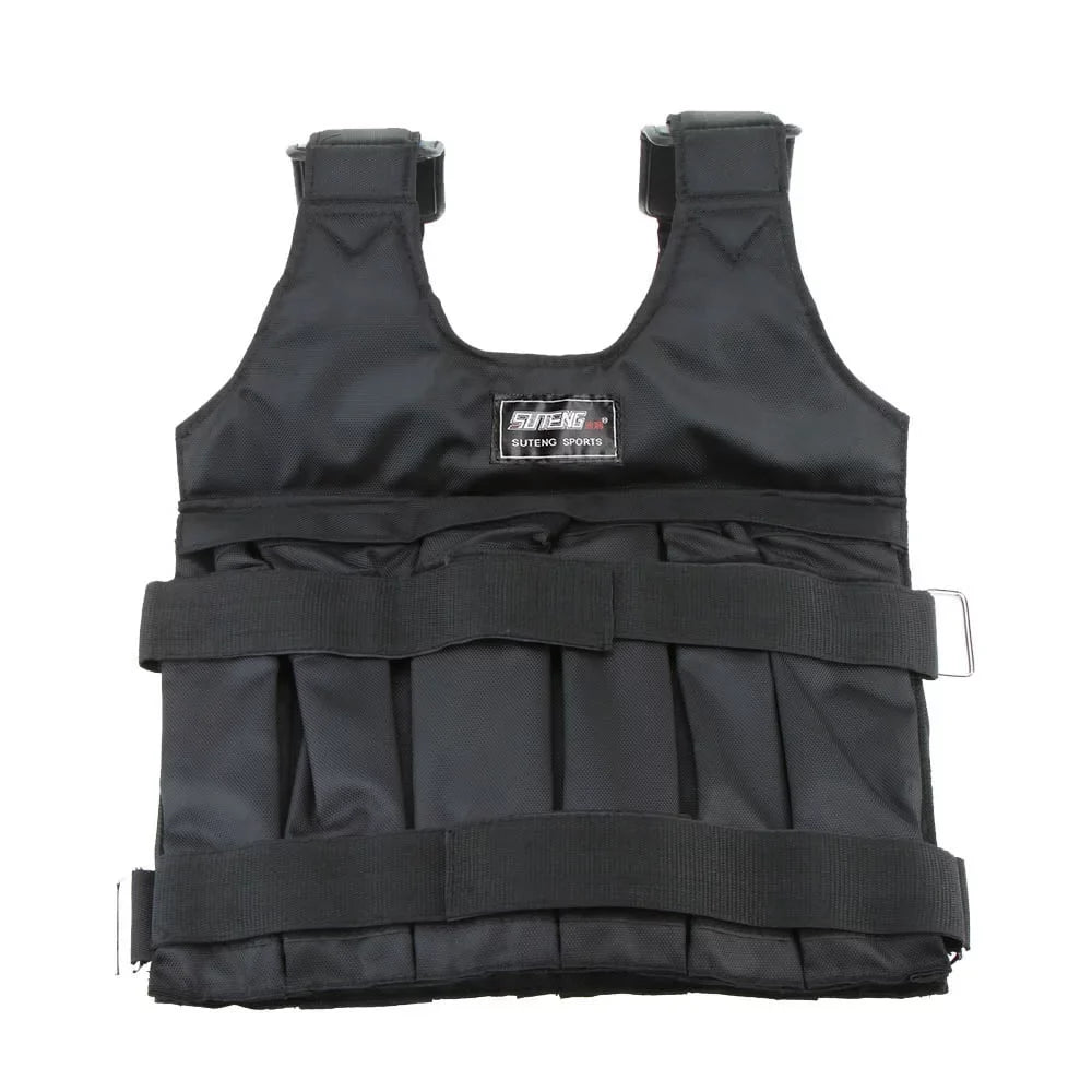 SizeUTENG Invisible Weightloading Sizeand Clothing - Adjustable Weighted Vest for Exercise and Boxing Training, Max Loading 50kg