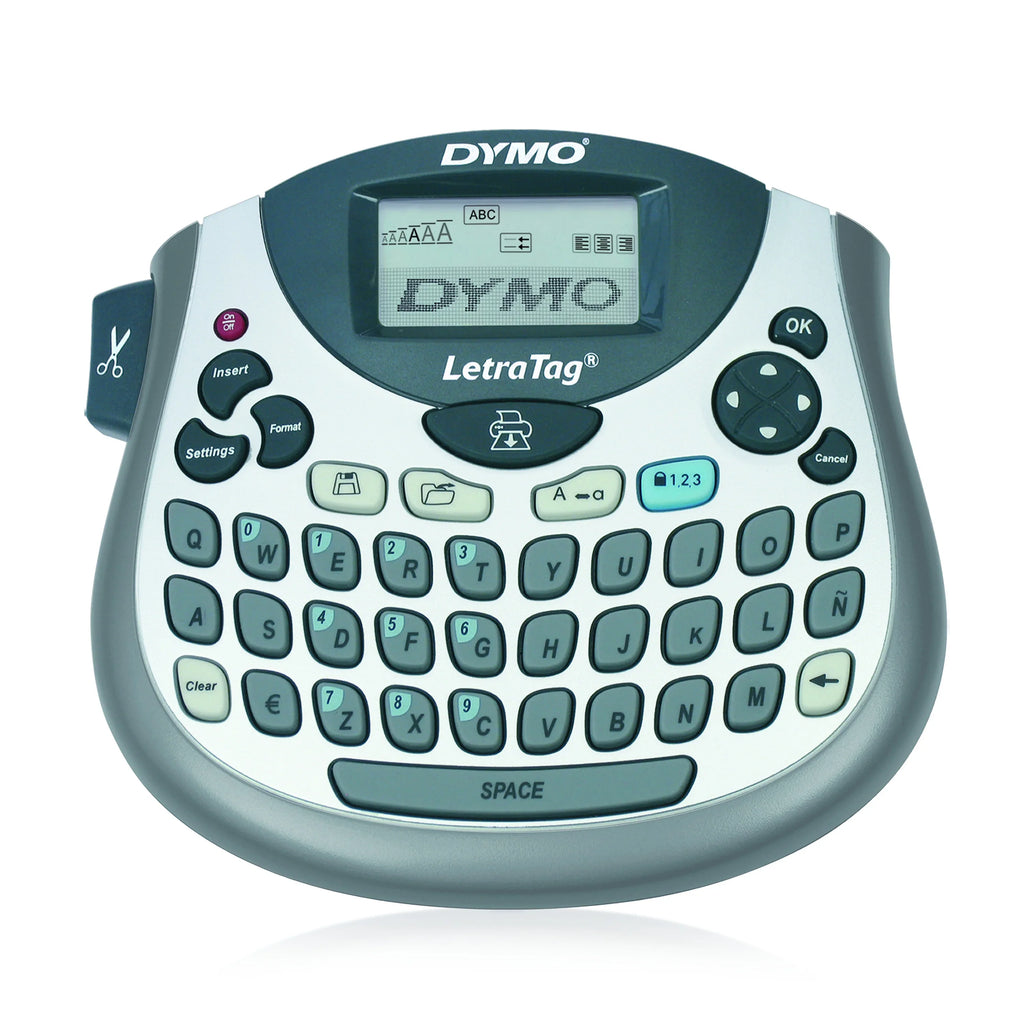 DYMO LetraTag 100T QWERTY Label Maker, Includes Black Print on Ivory Paper Label