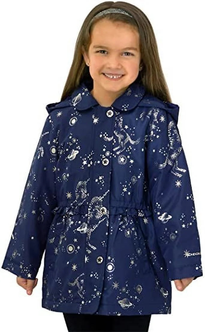 LONDON FOG Kids Midweight Jacket (Navy, 6)