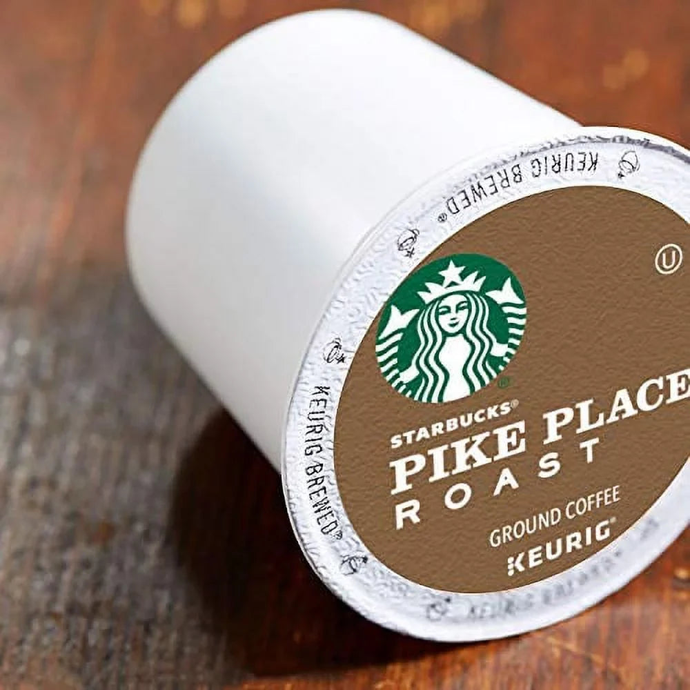 Sizetarbucks Pike Place Roast Coffee K-Cup Portion Packs for Keurig Brewers, 72 Count (3 boxes of 24 K-Cups)