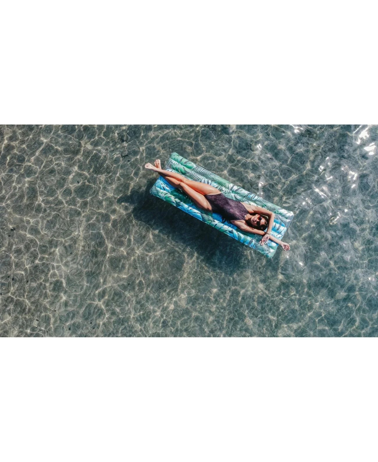 PoolCandy Palm Print Pool Raft