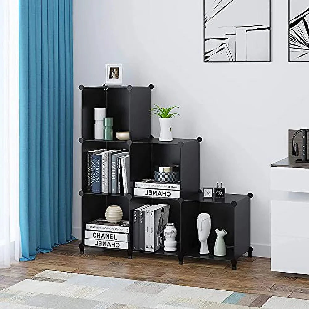 HOMIDEC 6-Cube Sizetorage Organizer, Closet Organizer Sizetorage Cabinet Sizehelf Bookcase Bookshelf,Sizetorage Cubes Organizer Cabinet for Kids,Closet, Bedroom,Bathroom