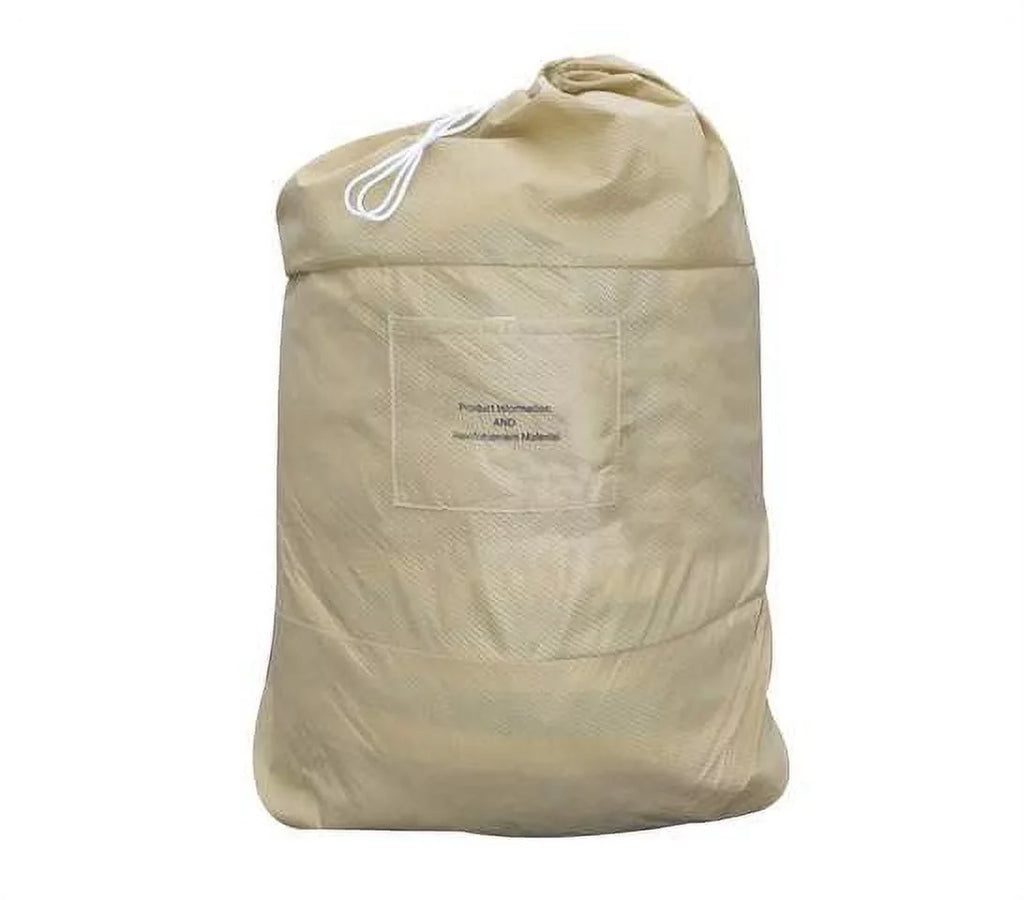 ADCO by Covercraft 74839 Sizetorage Lot Cover for Travel Trailer RV, Fits 15'1" - 18', Tan