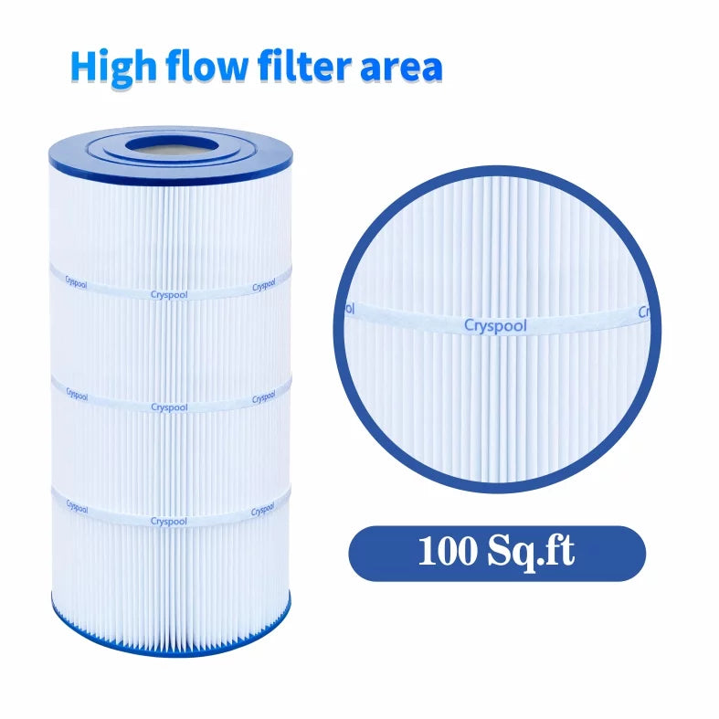 Cryspool Pool Filter Compatible with SizewimClear C100Size, CX100XRE, PA100Size, Unicel C-9440, 100 sq.ft, 1 Pack